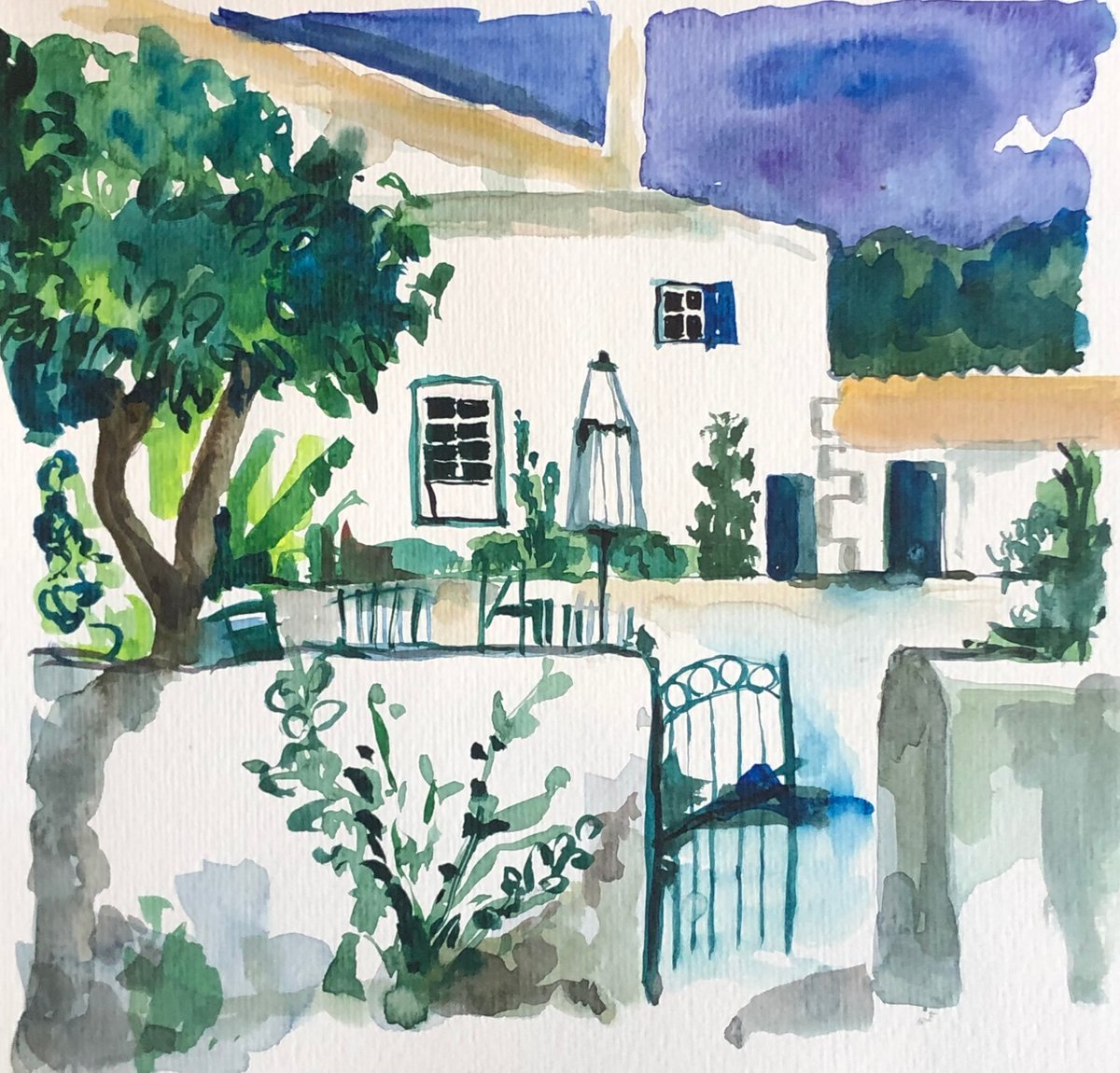 Menorcan House - Baleariac Islands by Annie Meier