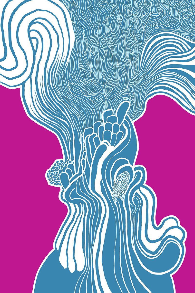 Abstract Landscape Giclee Print By Alasdair Willis, 16 X 23, Little Top, Original Artwork