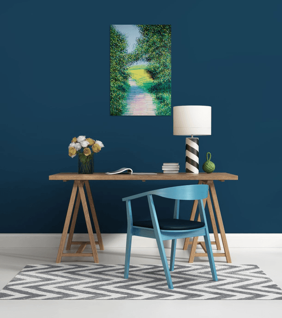 Summer Path In Bright Light