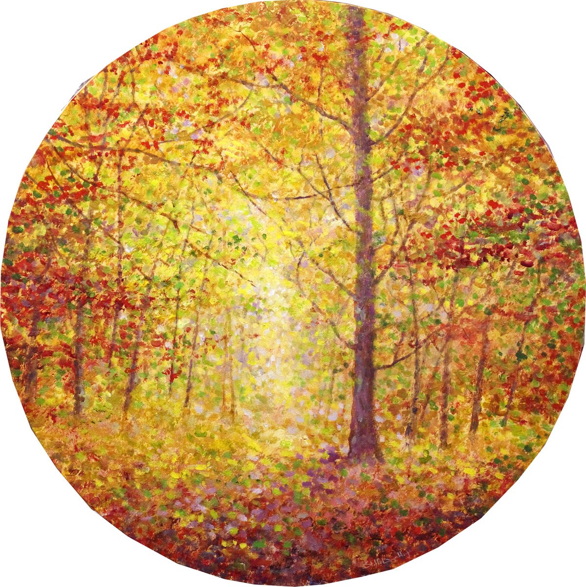  Autumn Moments By Stella Dunkley, 20 X 20, Artwork For Sale On Artfinder
