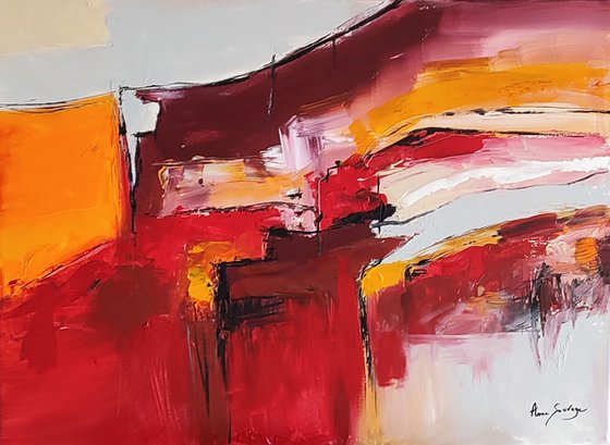 Carré rouge