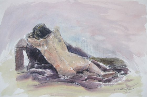 reclining female nude