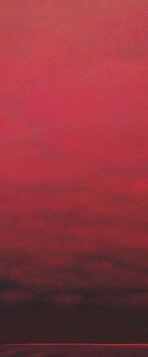 Glowing evening (September) by Nelly van Nieuwenhuijzen
