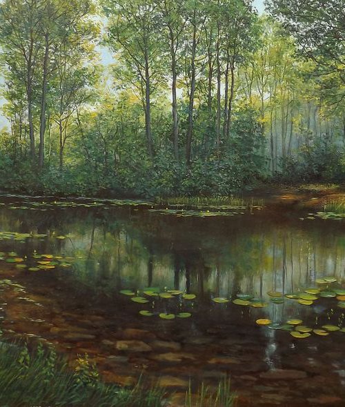 Summer River by Oleg Riabchuk