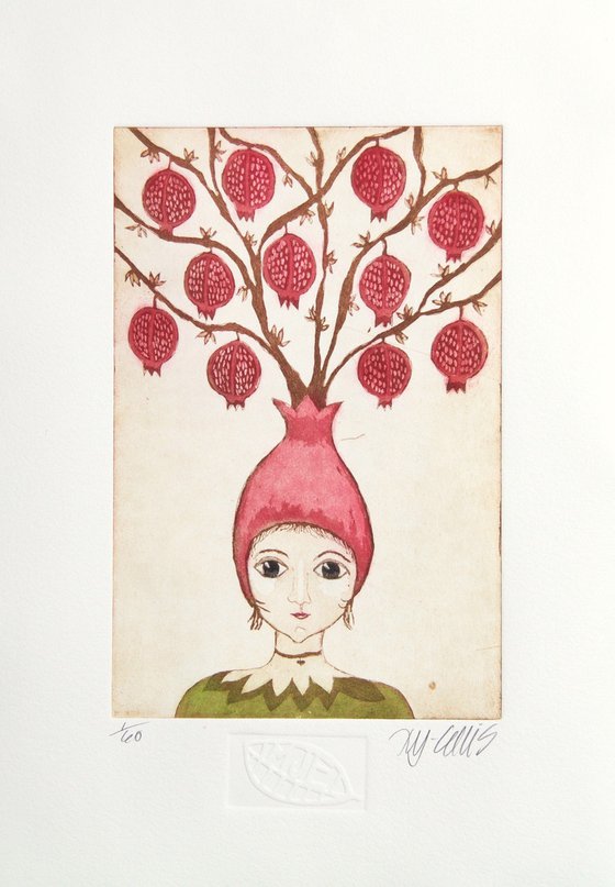 Pomegranate Girl
