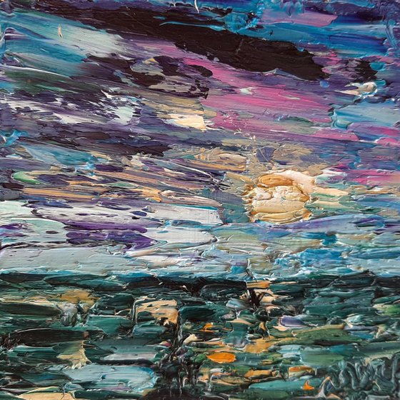 Sunrise Seranade - semi abstract seascape