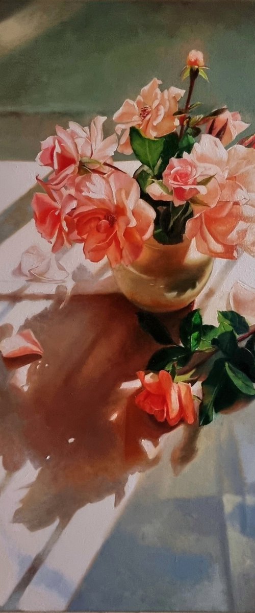 " Summer hot day." rose  flower 2022 by Anna Bessonova (Kotelnik)