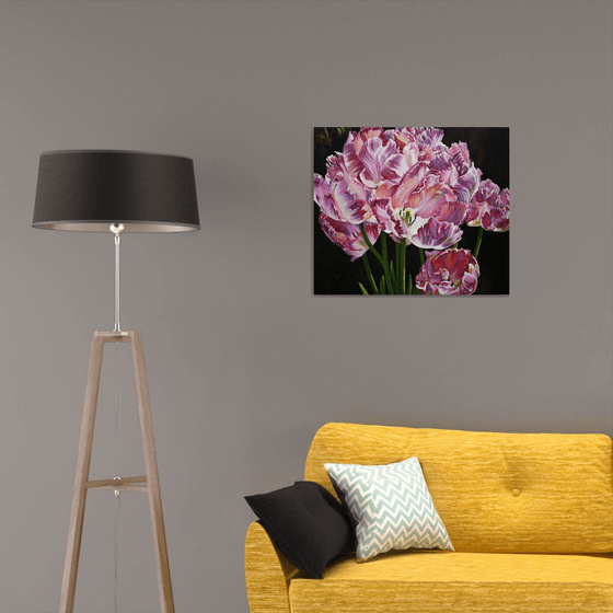 Red Parrot Tulips
