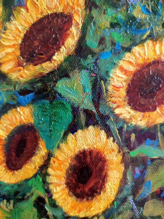 The Sunny Summer Sunflowers
