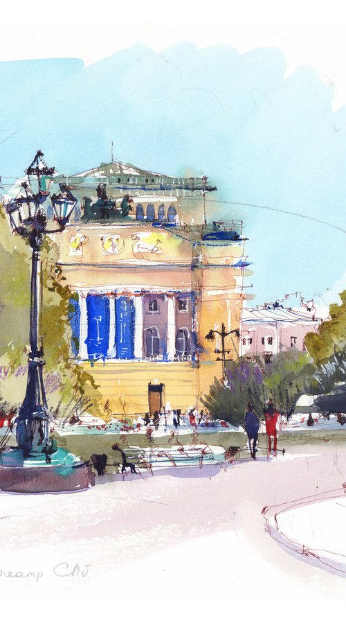 Theatre in Saint Petersburg by Anastasia YOUKKI Mamoshina