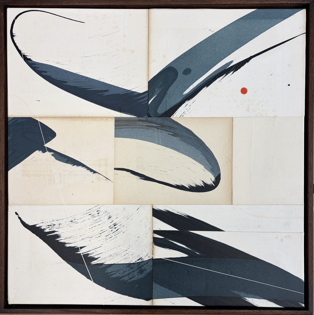 Hokusai Indigo Viii By Jane Skingley, 25 X 25, Artwork For Sale On Artfinder