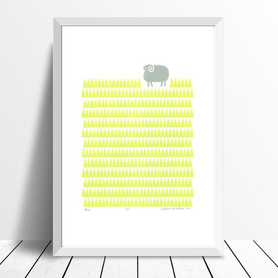 Sheep - Unframed - FREE Worldwide Delivery