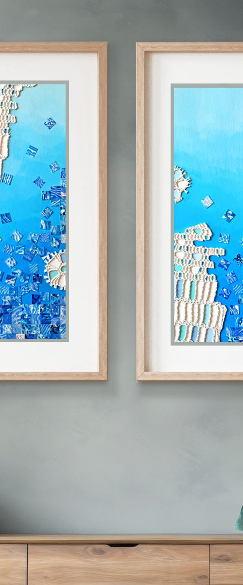Underwater Kingdom, set of 2 by Mariia Raskin