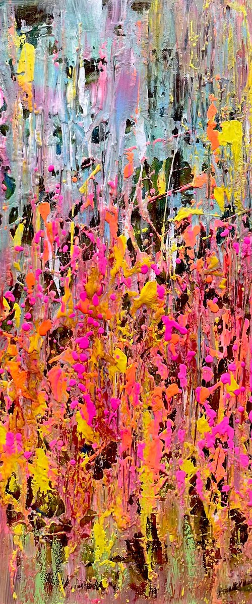 Blossom Chaos - Abstract art by Oksana Vasylyeva