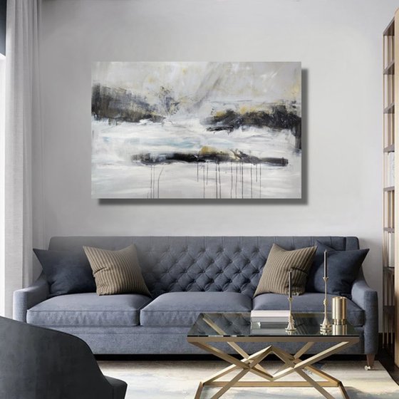 large paintings for living room/extra large painting/abstract Wall Art/original painting/painting on canvas 120x80-title-c725