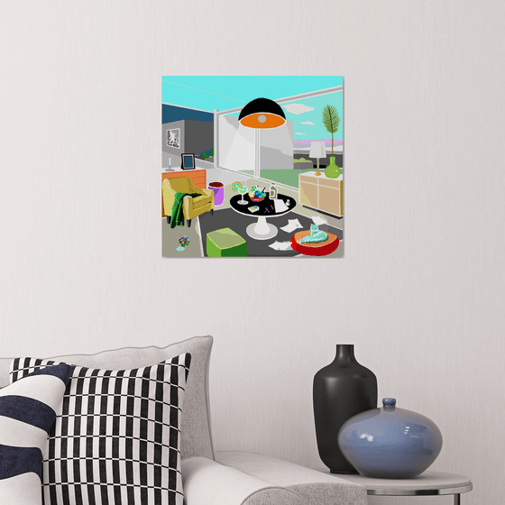 The living room II 43x43cm