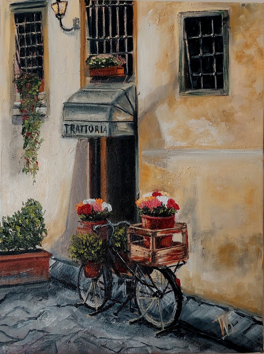 Italian Afternoon By Ira Whittaker, 12 X 16, Artwork For Sale On Artfinder