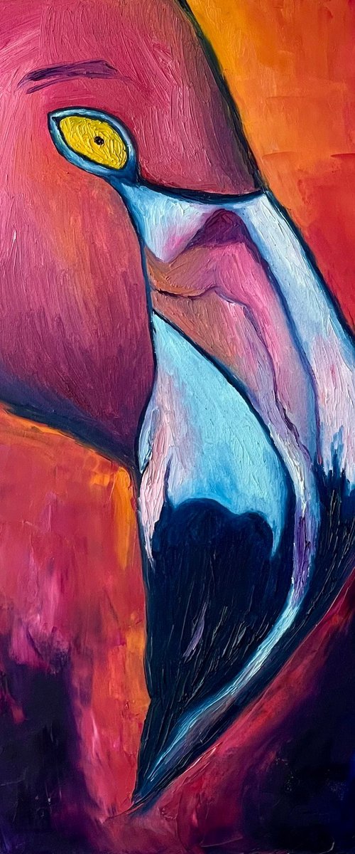 Flamingo by Anastasiia Novitskaya