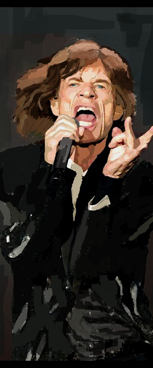 Mick   28"x40" by Joe McHarg