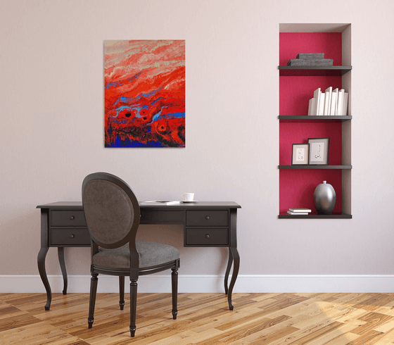 Red Sky II 60x80cm