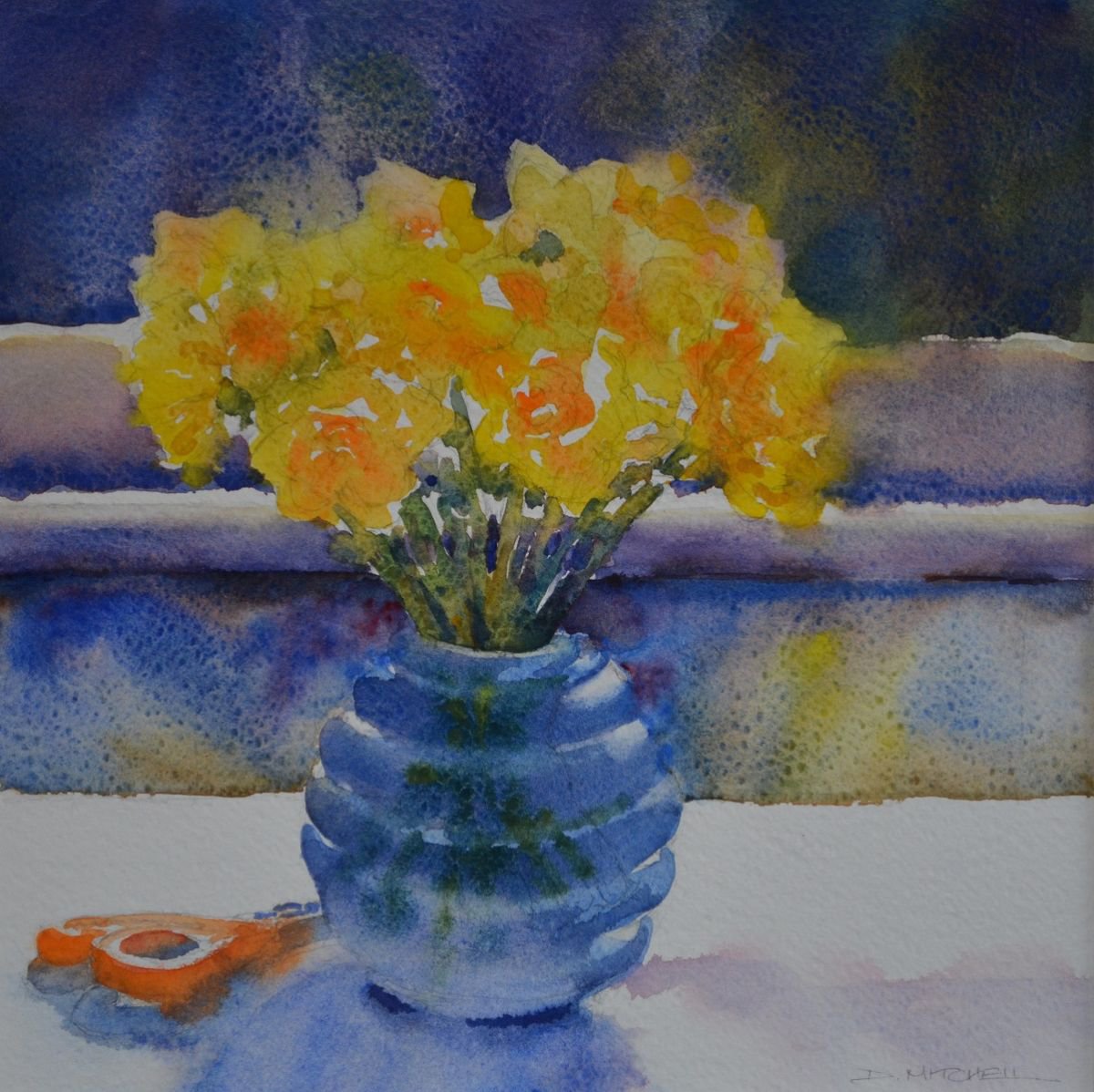 My Little Blue Vase by Denise Mitchell