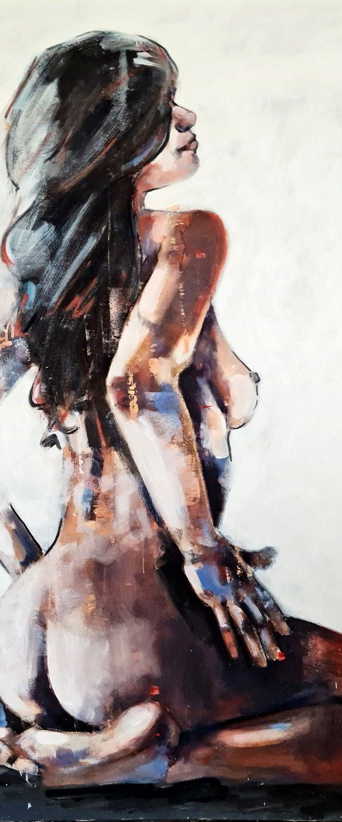 seated figure 6-14-22 by Thomas Donaldson