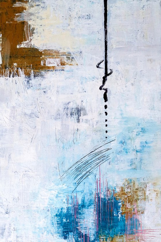 Blue turquoise (32"x40" | 81x101 cm)