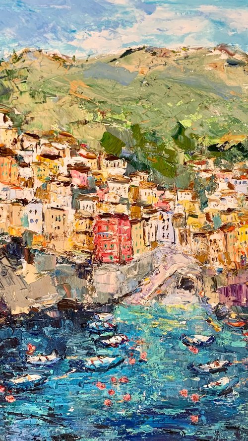 Riomaggiore, Cinque Terre by Vilma Gataveckienė