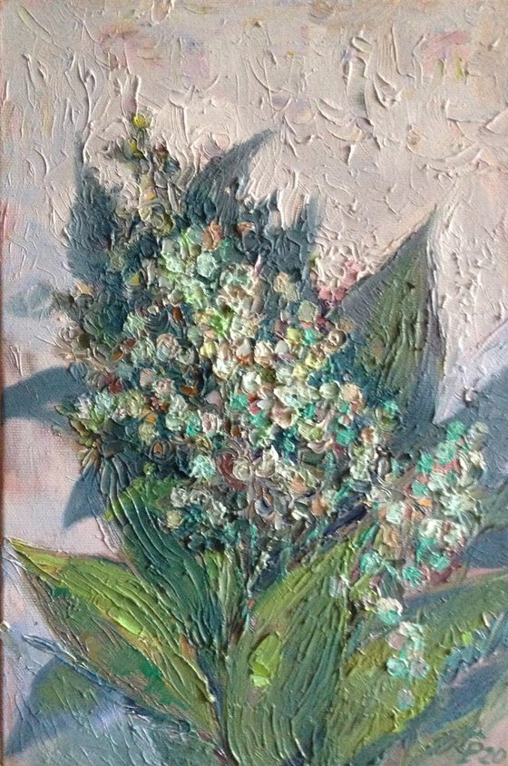 Spring Flowers bouquet oil painting