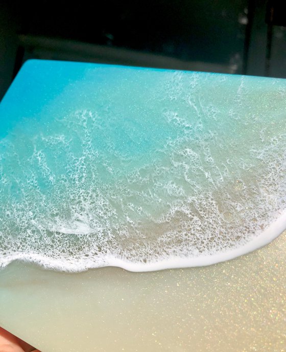 White Sand Beach #37 Seascape Ocean Lover Gift idea