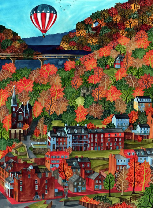 Autumn in Harper's Ferry by Terri Smith