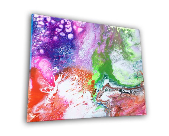 "White Light" - SPECIAL PRICE - Original Abstract PMS Acrylic Painting - 20 x 16 inches