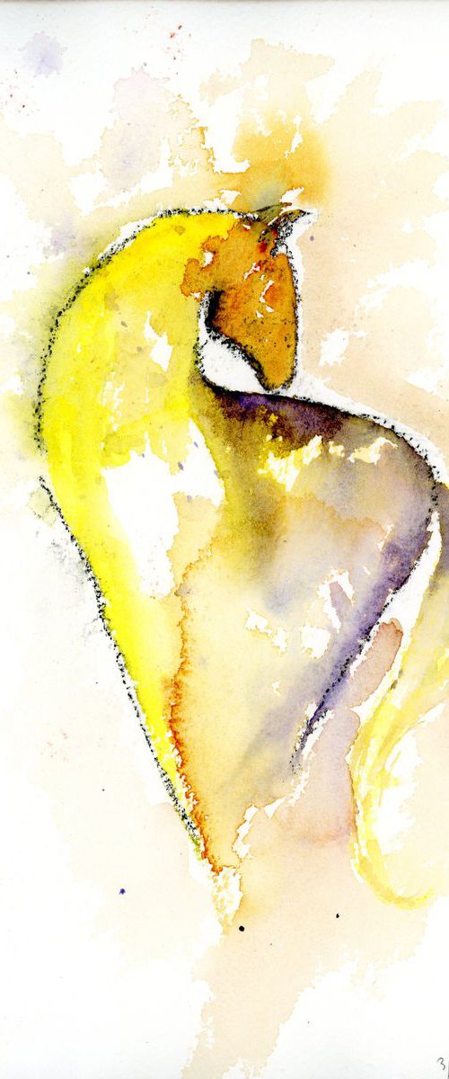 Yellow Horse by Alex Tolstoy