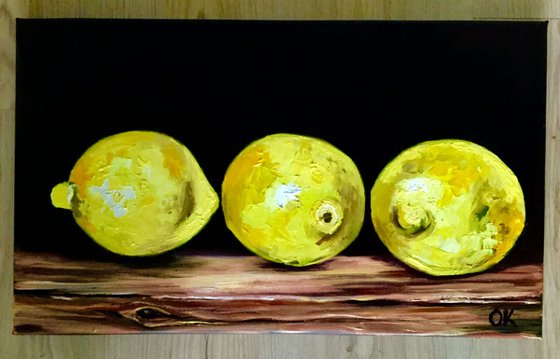 LEMONS.. Still life.