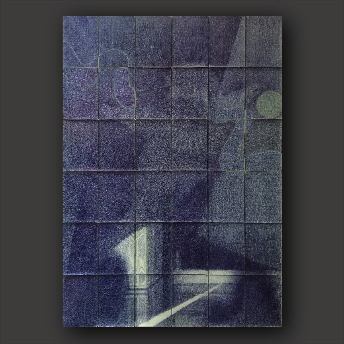 Photorealistic Portrait Drawing By Marya, 50 X 71", " Ferial ", Original Artwork