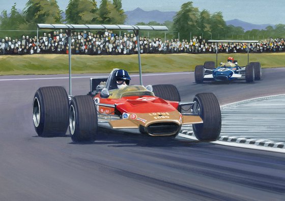 Graham Hill, Lotus 49, 1968