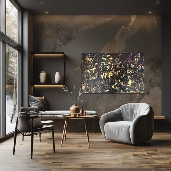 Gold Leaf 120x80x2