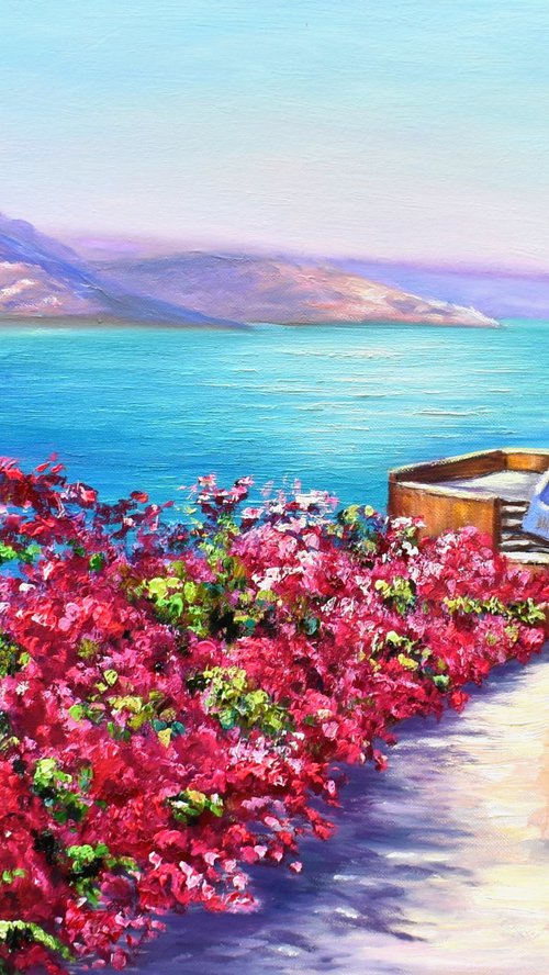 Balcony with a Sea View by Yulia Nikonova