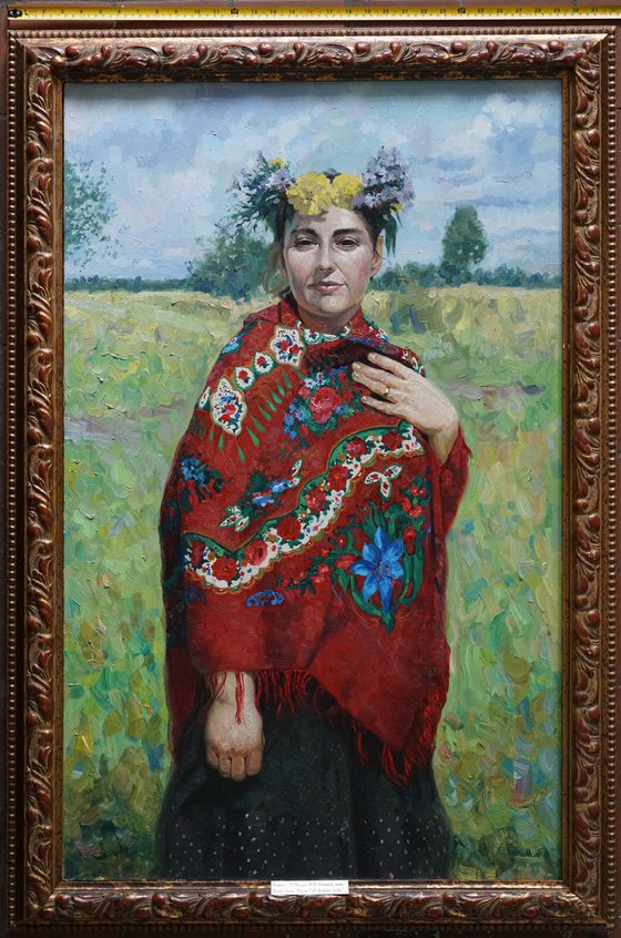 Mother's portrait. Summer