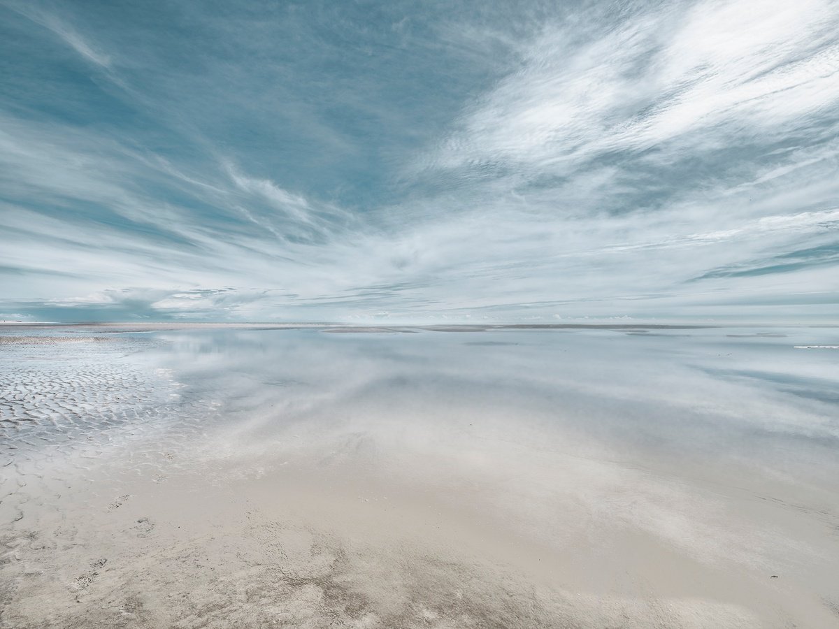 Photorealistic Landscape Photograph By Adam Regan, 45 X 34, Looking East, Camber Sands, Original Artwork