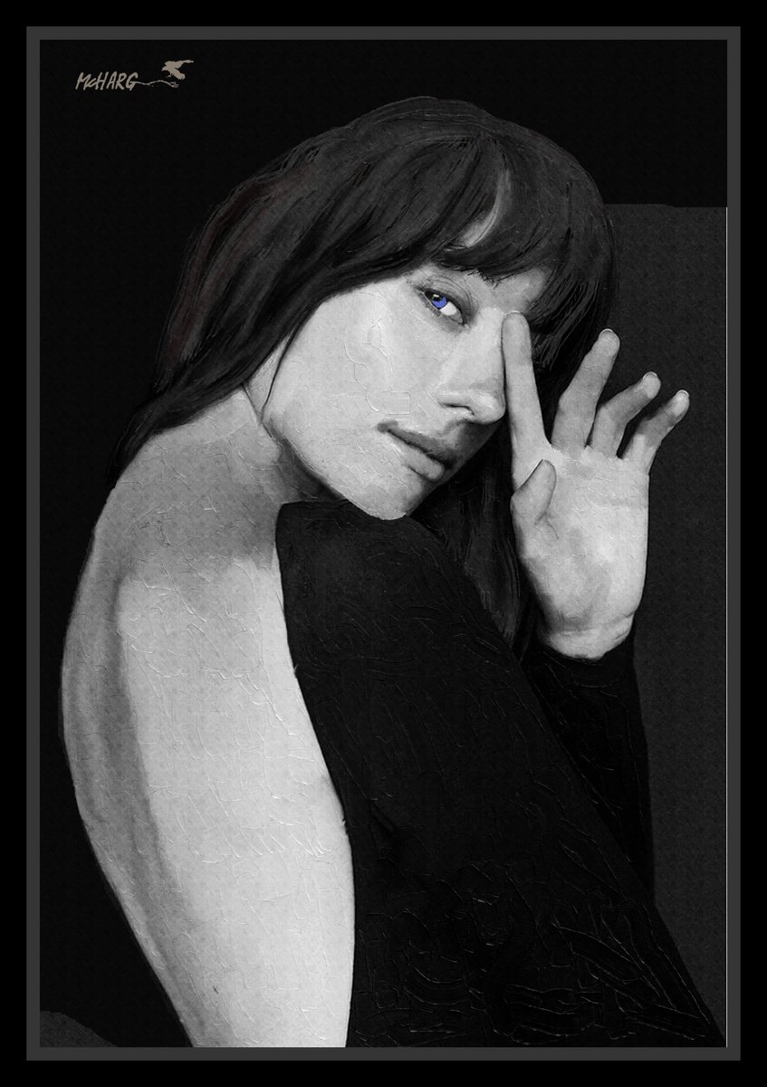 Impressionistic Portrait Painting By Joe Mcharg, 24 X 31, Janet 1926, Original Artwork