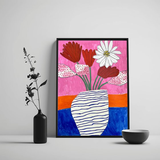 Striped Vase artwork