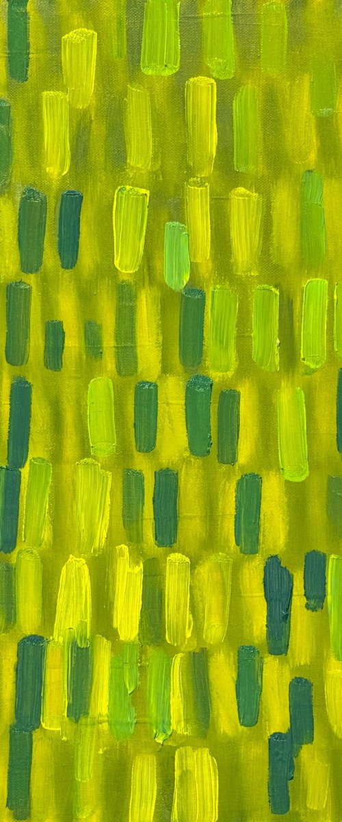 Green abstraction by Ekaterina Dutkevich