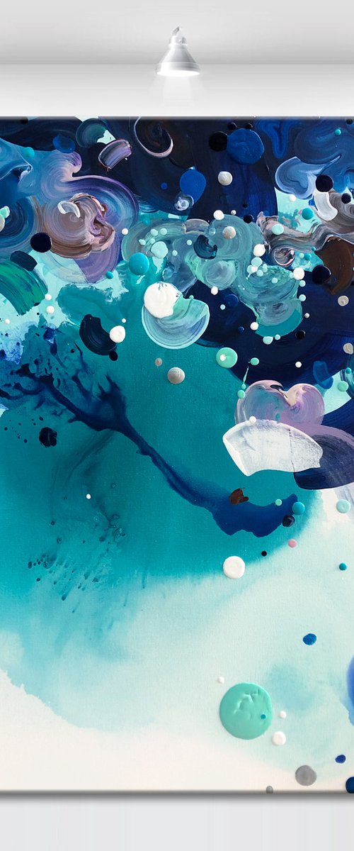 ‘Oceanus monilia' - 40x40" by Tatiana Georgieva