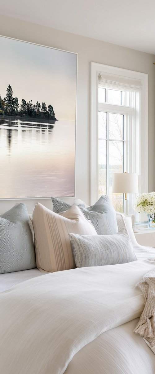 Dawn Mist at Loch Awe by Lynne Douglas