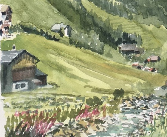 Clouds Lifting Over St. Quirin