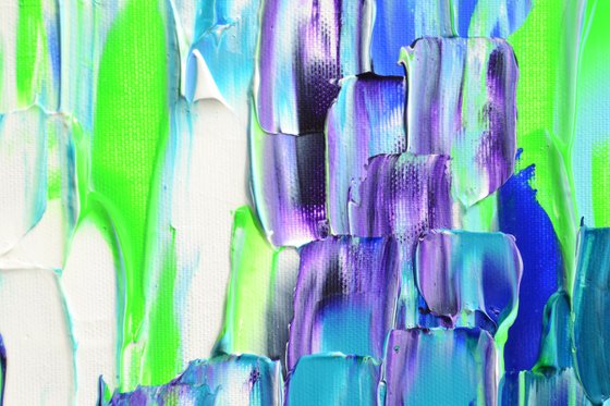 Relief Blue 36 - Large Abstract Ocean - Sea