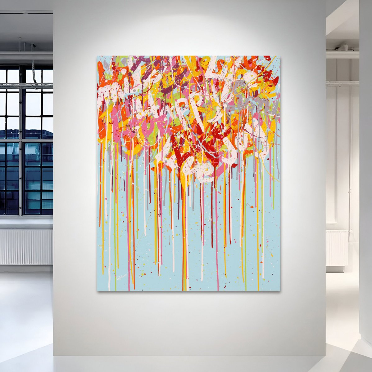 Urban And Pop Acrylic Painting , Happy Life By Isabelle Pelletane, 35 X 46, Artwork For Sale On Artfinder