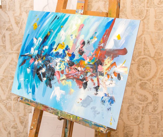 Spring melody (framed 19''X26'')