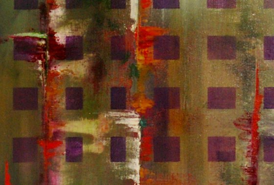 Abstract Oil Painting - Ab Squares v